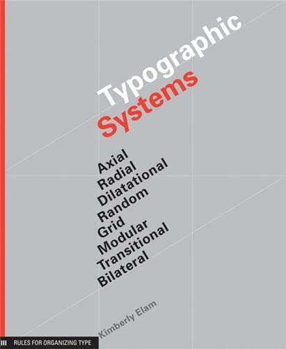 The book cover for “Typographic Systems” by Kimberly Elam